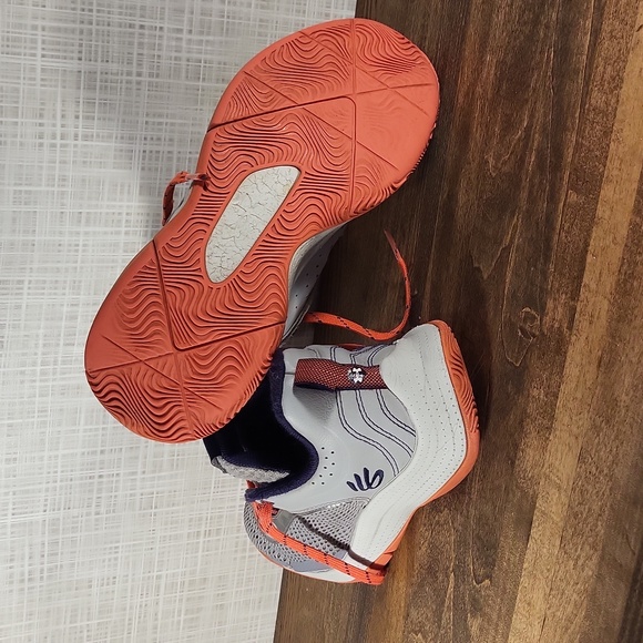 Under Armour Steph Curry 3z6, Gray Blue Orange Silver, Basketball Shoes - Picture 5 of 6